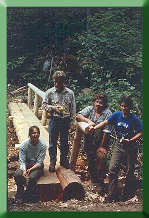 Completed bridge at Mt. Baker, WA, 1988.