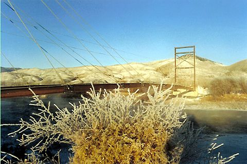 Meriwether Bridge at 16 below zero.