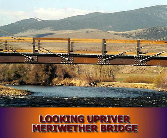 Mid-span at Meriwether Bridge.