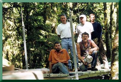 Keith Monohan and Carroll Vogel (F) and Eric Tregoning, Al Highberger, and Marco Ernandes (R).