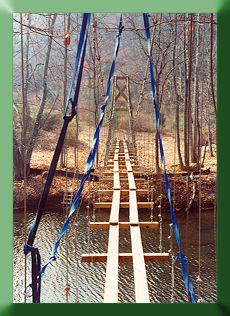 Floor beams and scaffold planks