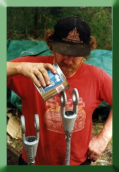 Robert Mitton pouring socket with wire lock