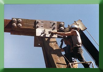 Working at the tower top