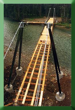 Deck, stringers, and floor beams
