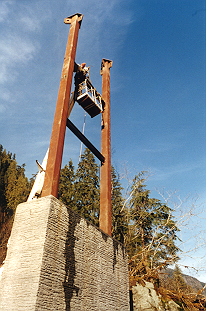 Assembling tower.