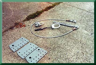 These are the replacement splice plates, modifying the bridge for fitting a sway system.