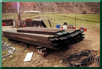 Kick rails ready for installation.