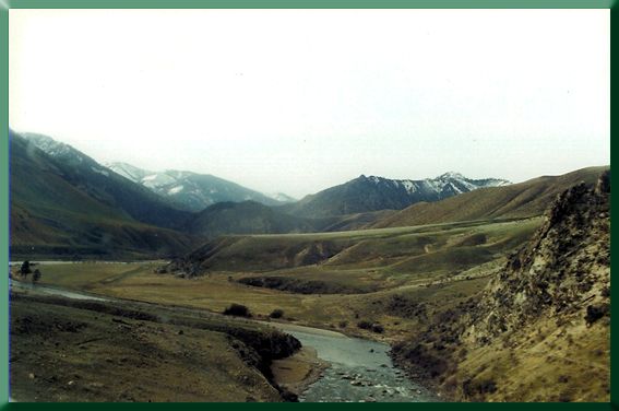 Approaching Flying B Airfield from the north.