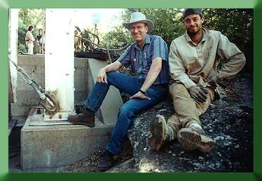 Forest Service Engineer and Bridge Inspector Bill Salsig along with Keith Monohan.