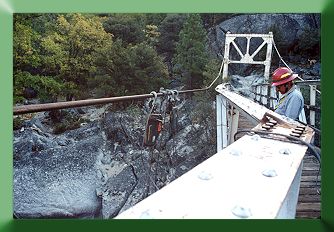 Bent top chord and distorted mainline.