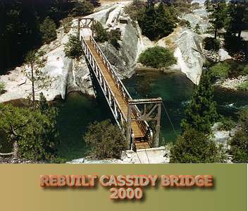 Cassidy Bridge after reconstruction, July, 2000.