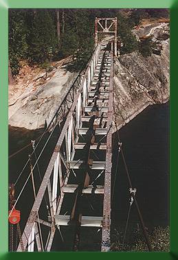 The finished truss, viewed from the tower top.