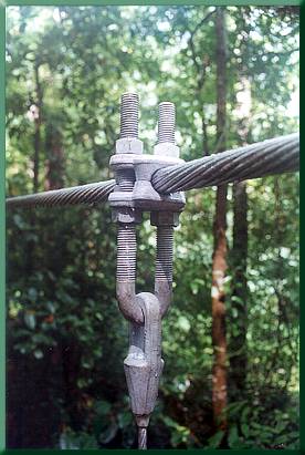 Sahale suspender clamp and suspender.