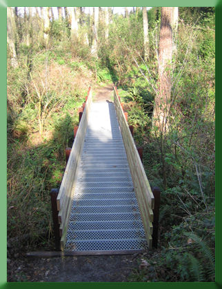 Centerline view of Carkeek Bridge