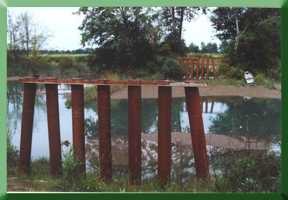 Deepwater Bridge piles