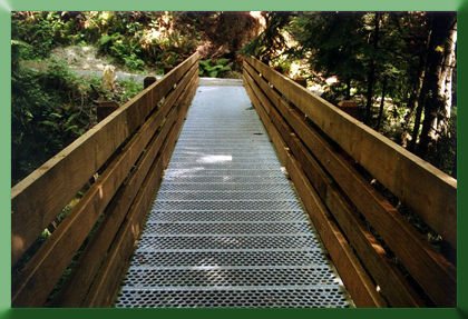 Pioneer Park Bridge with Steel Deck