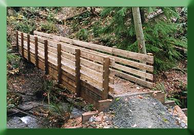 Finished Taylor Creek Bridge.