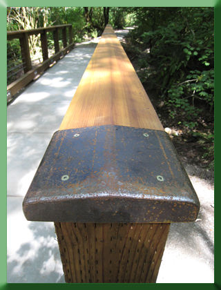 End Cap Detail of Tiger Mountain Bridge.  Photo by A.N.