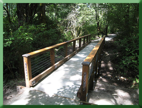 Complete Tiger Mountain Bridge.  Photo by A.N.